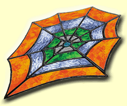 Stained glass logo